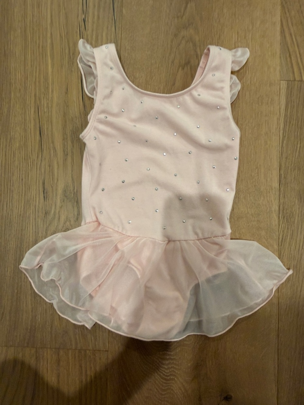 More Than Magic Light Pink Ballet Tutu Leotard with Rhinestones